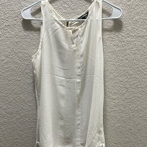 Express White Cream Tank Top